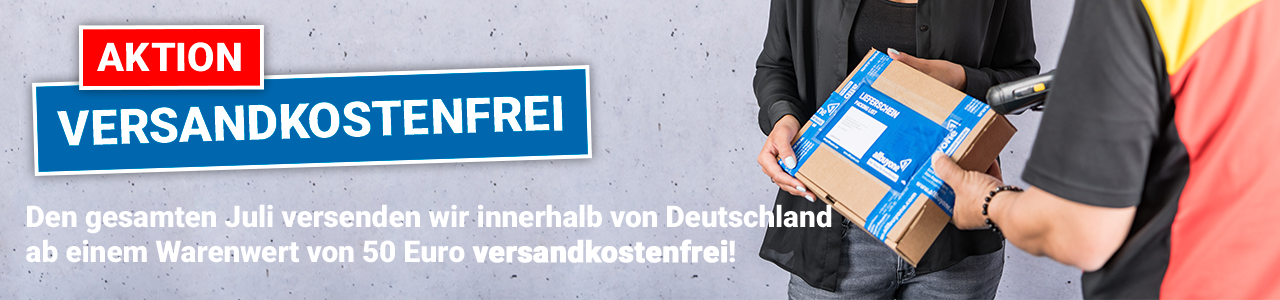 Aktion - Im Juli Versandkostenfrei innerhalb von Deutschland, ab 50€ Warenwert